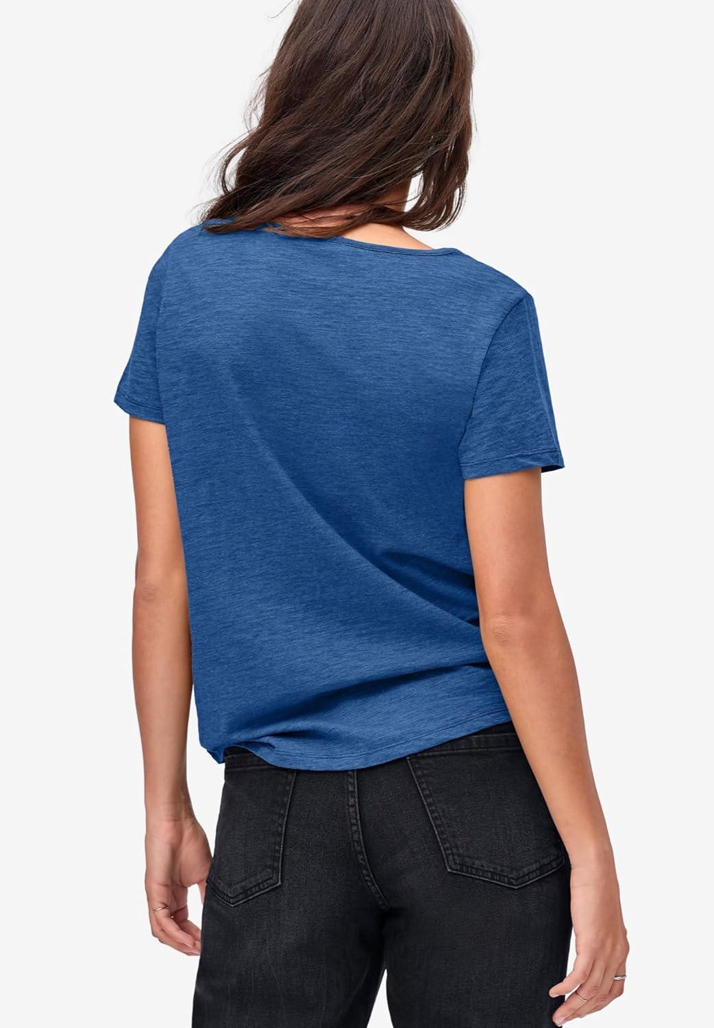 image:imageEllos Plus Size Love Graphic TeeRoyal Navy Star