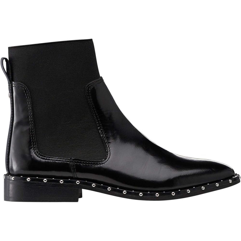 image:imageellos Womens Wide Width Patent Leather Studded Bootie