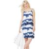 Blue White Print