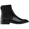 image:imageellos Womens Wide Width Patent Leather Studded Bootie