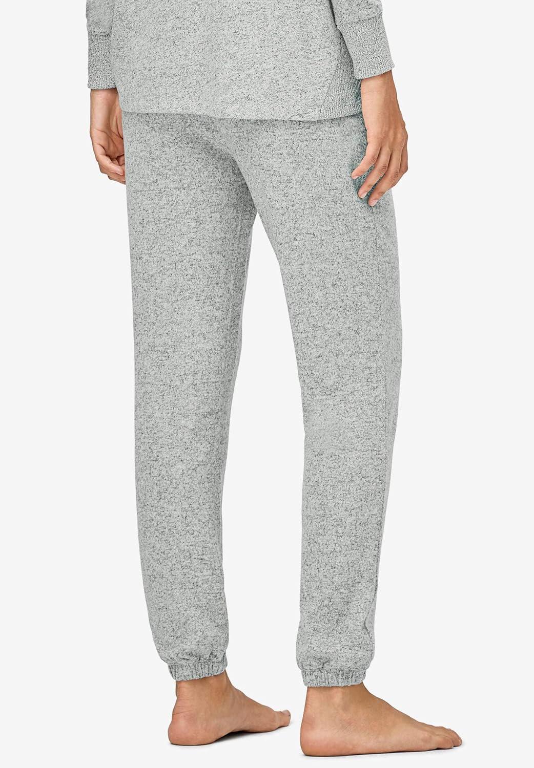 image:imageEllos Plus Size Marled Knit Jogger PantsMarled Navy