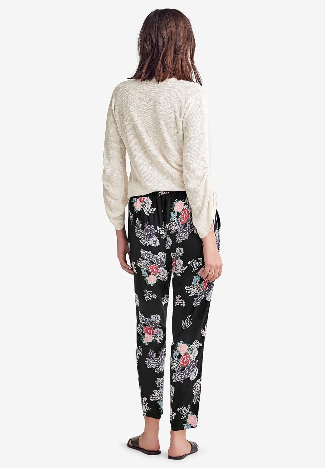 image:imageEllos Plus Size Woven Soft PantsBlack