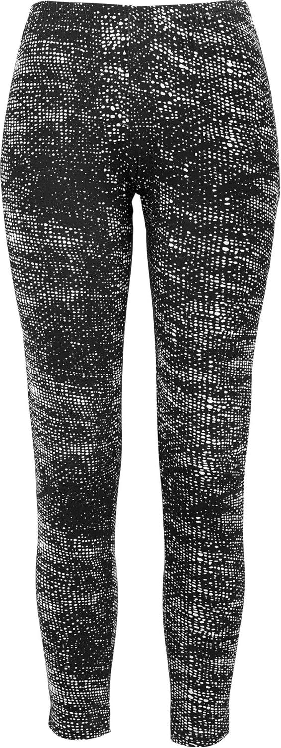 image:imageellos Plus Size Cotton Spandex Full Length LeggingsHeather Grey