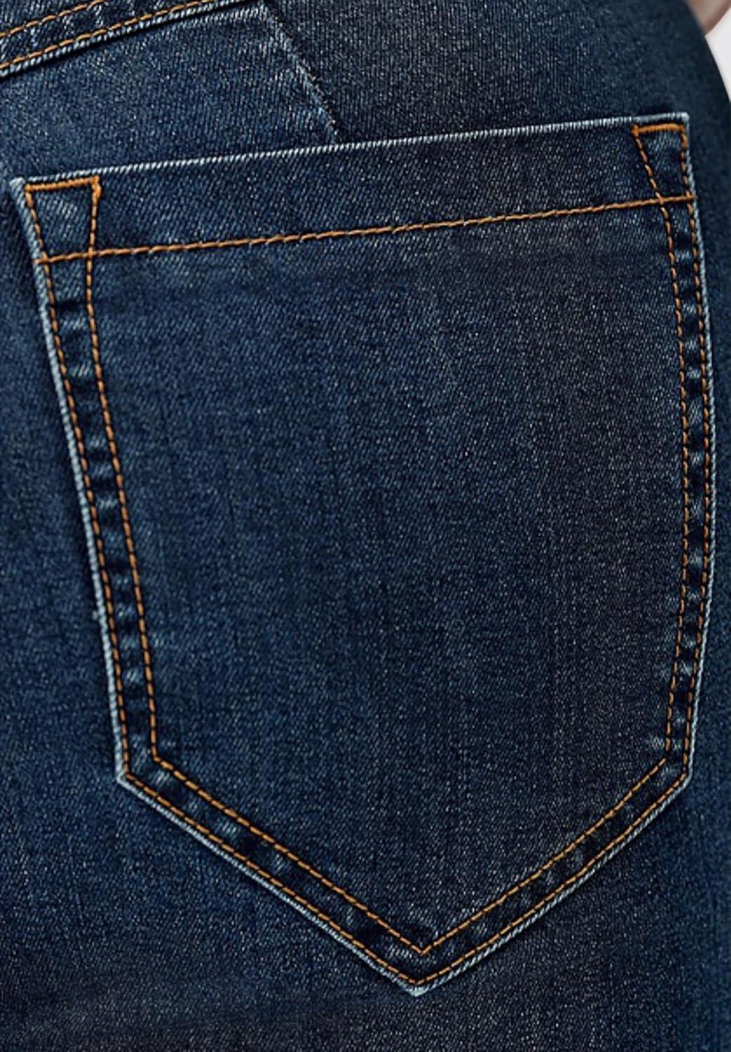 image:imageellos Plus Size Stretch MidRise Adjustable Waist Bootcut JeanDark Stonewash