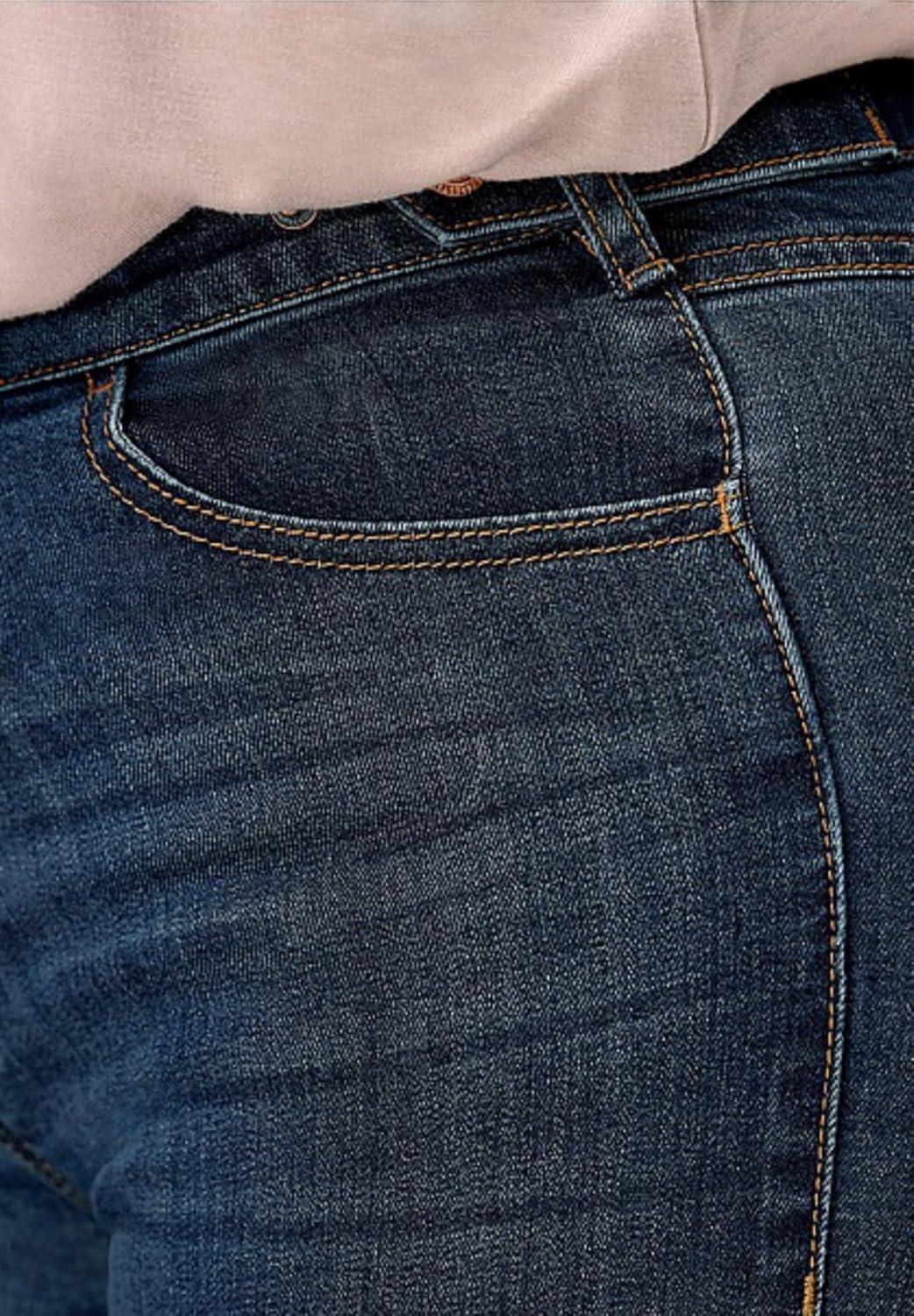 image:imageellos Plus Size Stretch MidRise Adjustable Waist Bootcut JeanLight Stonewash