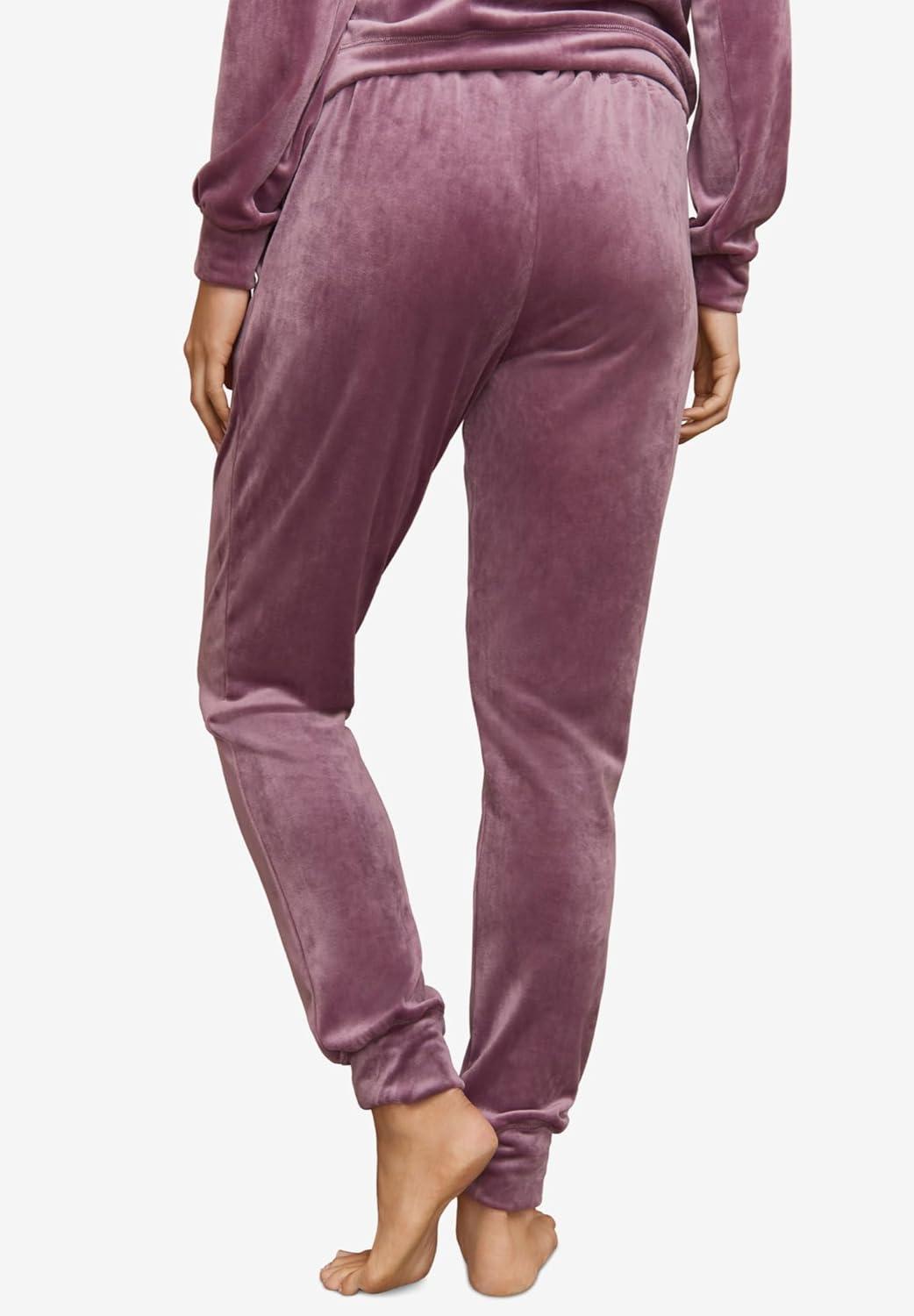 image:imageellos Plus Size Stretch Velour Jogger PullOn PantsFig