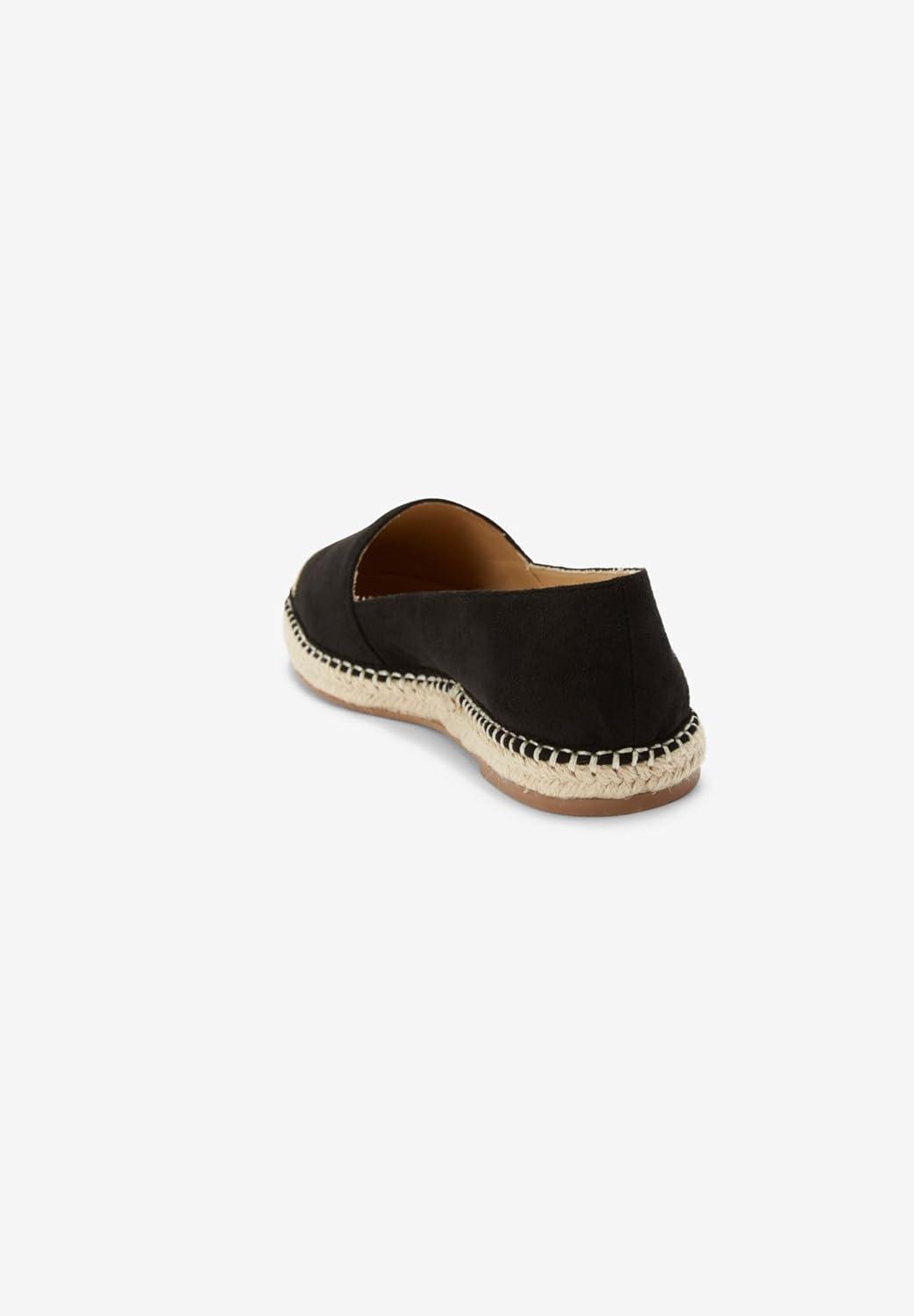 image:imageellos Womens Wide Width Espadrille FlatsNavy
