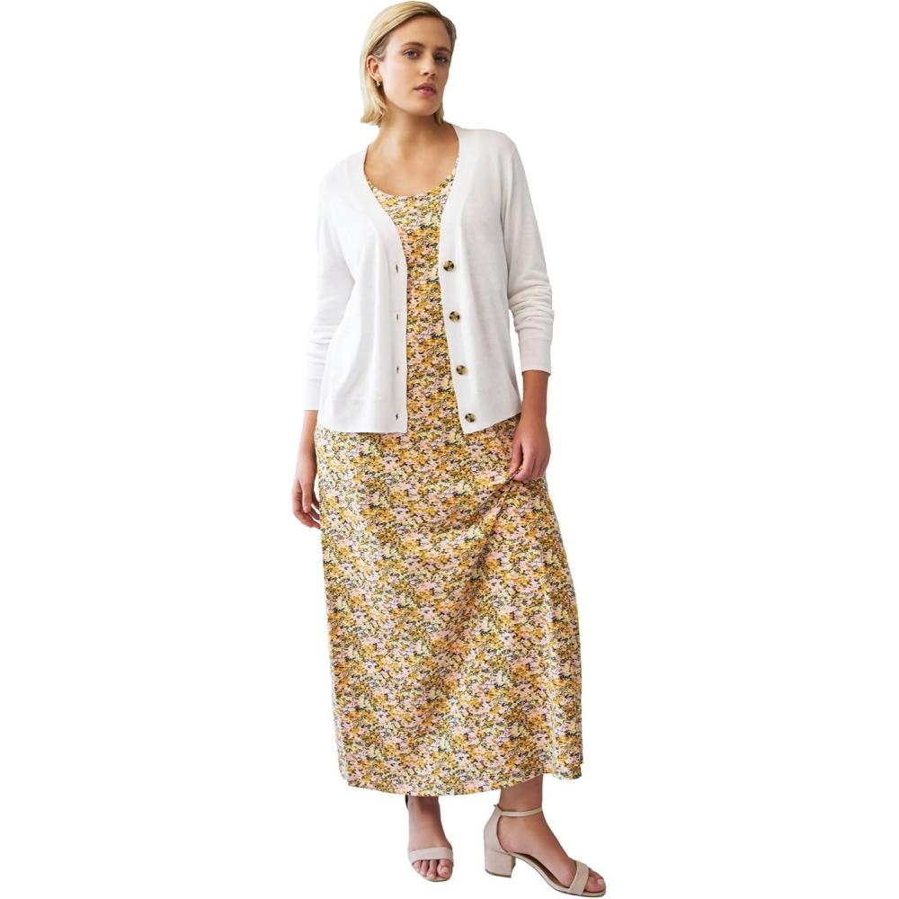 image:imageEllos Plus Size Boxy CardiganWhite