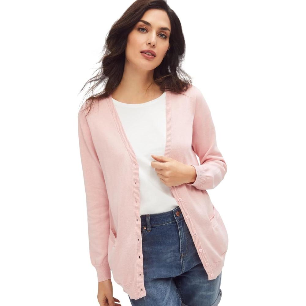 image:imageEllos Plus Size Everyday CardiganPink Sherbert