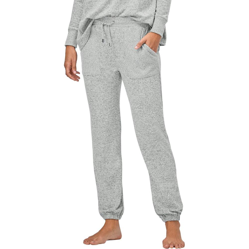 image:imageEllos Plus Size Marled Knit Jogger PantsMarled Grey