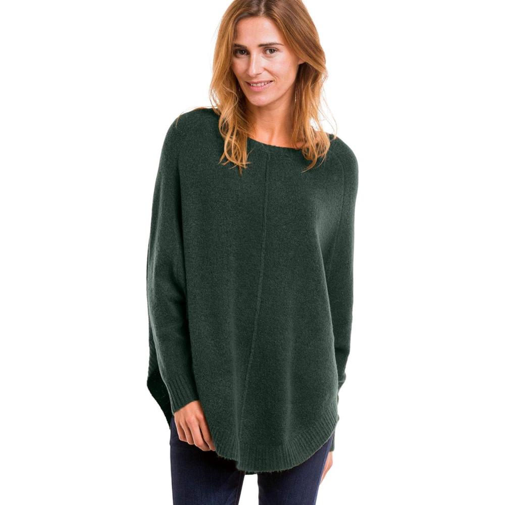 image:imageellos Plus Size Poncho SweaterDeep Emerald