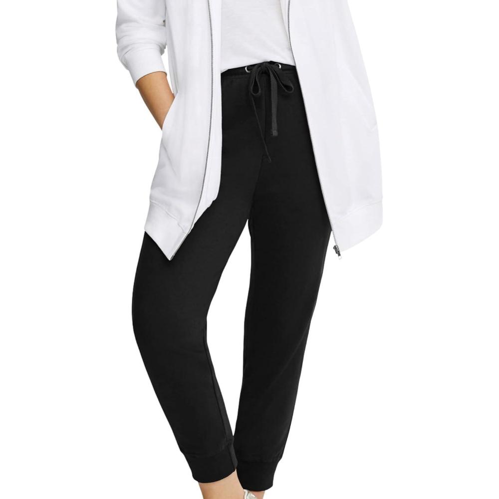 image:imageellos Plus Size Studio French Terry Drawstring Elastic Waistband JoggerBlack