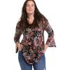 Black Floral Print