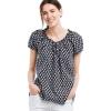 Navy/White Print