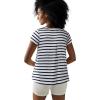 White Navy Stripe