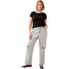 image:imageellos Plus Size MidRise Relaxed Straight Leg JeanLight Stonewash