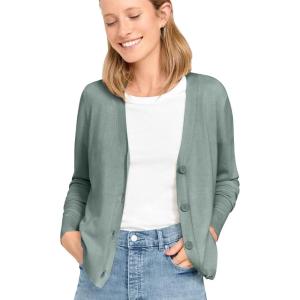 Ellos Plus Size Boxy Cardigan(Grey Spruce)