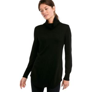 ellos Plus Size Audrey Turtleneck Sweater(Black)