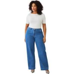 ellos Plus Size Back Elastic Trouser Jean – 16, Medium Wash