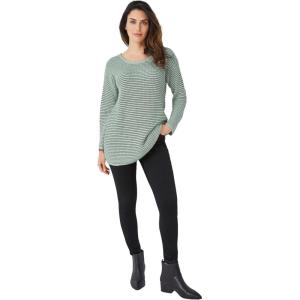 ellos Plus Size Chunky Knit Sweater(Antique Mint)