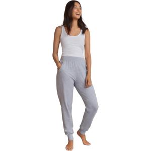 ellos Plus Size Cotton Spandex Jogger Pull On Pants(Heather Grey)