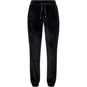 ellos Plus Size Stretch Velour Jogger Pull-On Pants(Black)
