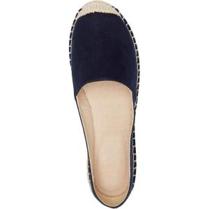 ellos Women’s Wide Width Espadrille Flats(Navy)