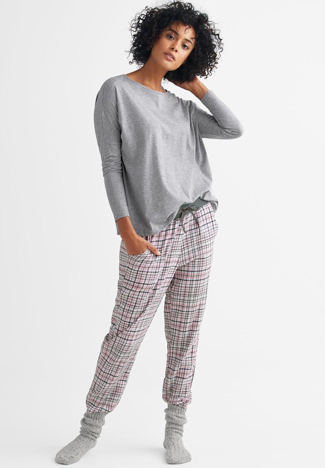 image:imageEllos Plus Size Boxy Sleep TeeHeather Charcoal
