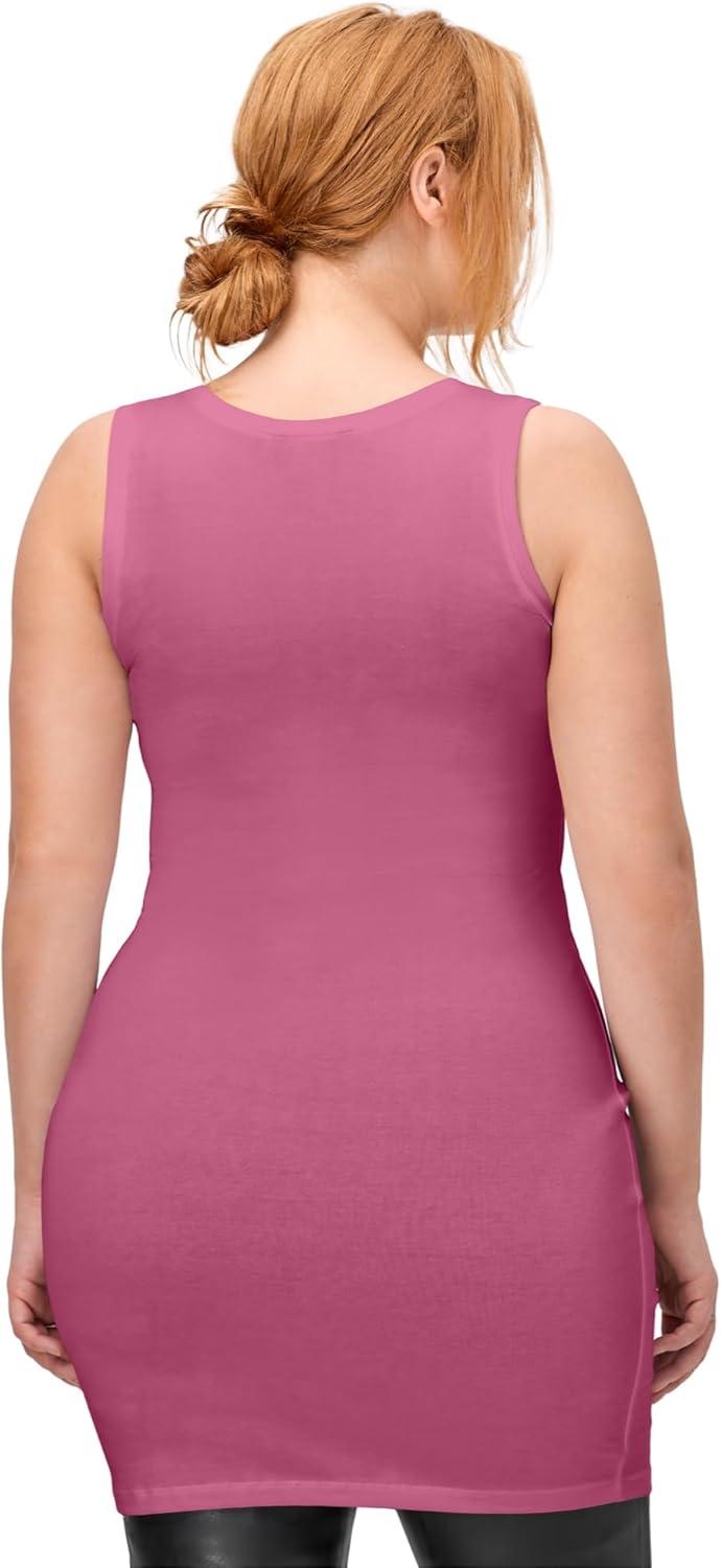 image:imageEllos Plus Size Knit Drawstring DressCherry Glow