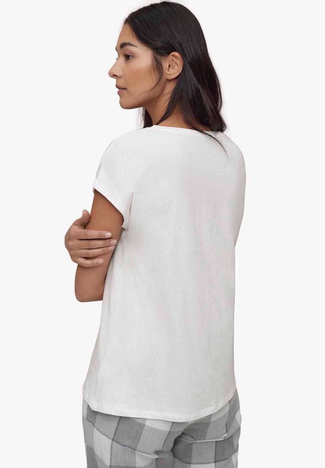 image:imageEllos Plus Size ScreenPrint Sleep TeeWhite