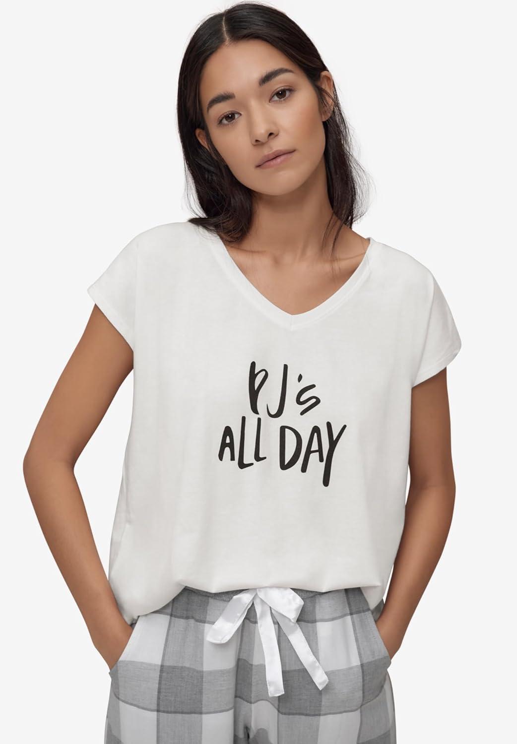 image:imageEllos Plus Size ScreenPrint Sleep TeeWhite