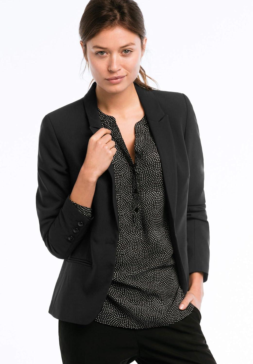 image:imageellos Plus Size Everyday BlazerNavy