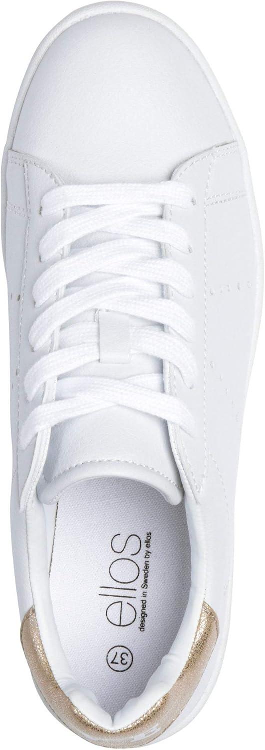 image:imageellos Womens Wide Width Love SneakersWhite