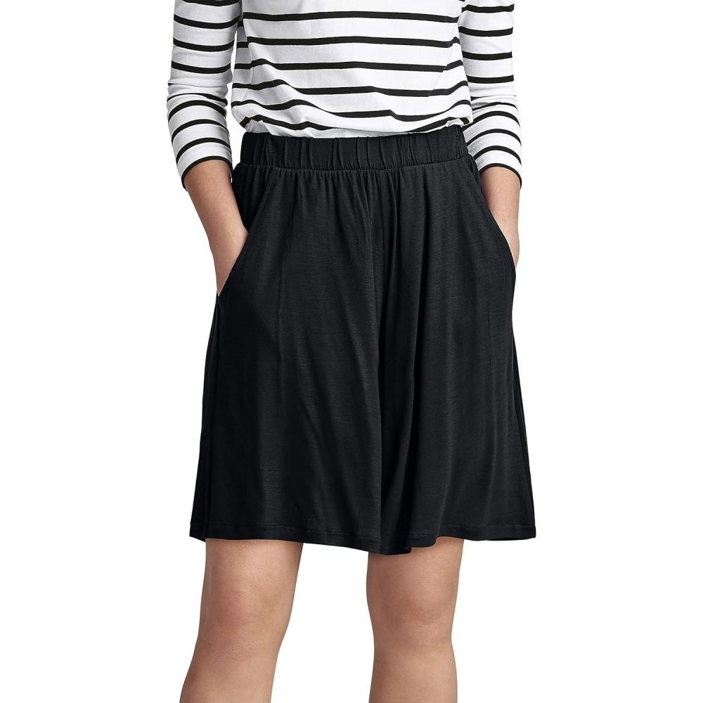 image:imageEllos Plus Size Flowy ShortsBlack