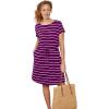 Boysenberry White Stripe