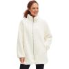 image:imageEllos Plus Size Sherpa ZipFront JacketIvory