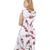 White Red Print