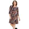 Black Floral Print