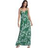 Tropical Green White Print