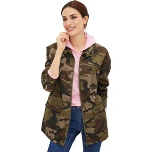 Ellos Plus Size Camo Utility Jacket(Camo)