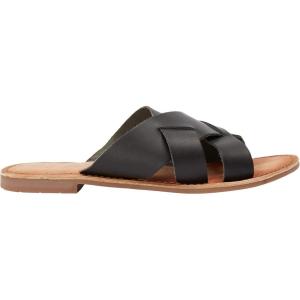 ellos Women’s Wide Width Multi-Strap Sandal(Black)