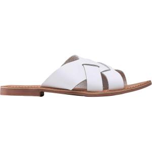 ellos Women’s Wide Width Multi-Strap Sandal(White)
