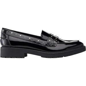 ellos Women’s Wide Width Studded Loafer(Black)