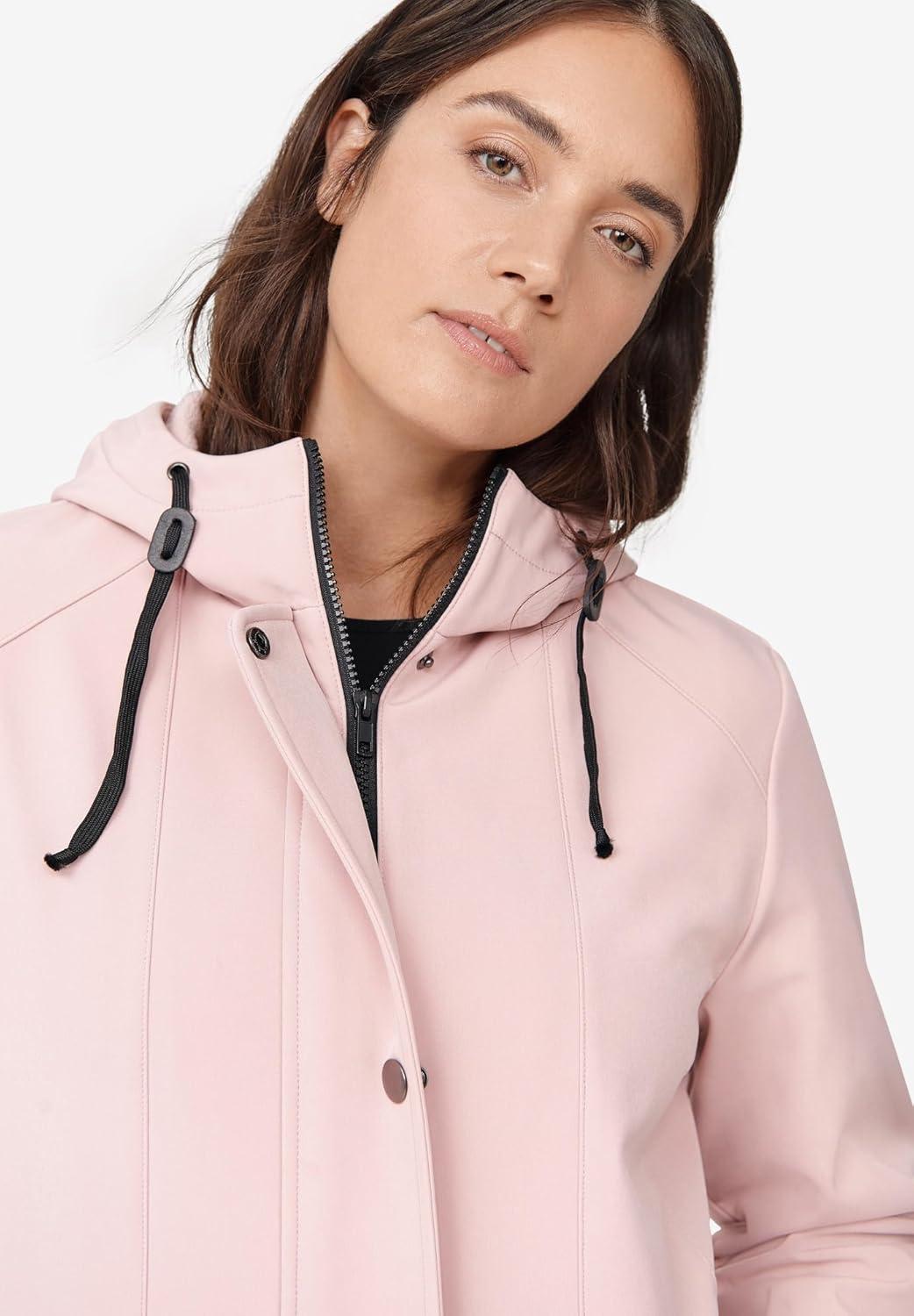 image:imageEllos Plus Size Bonded HighLow Jacket
