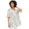 White Aqua Sky Floral