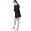 image:imageellos Plus Size French Terry Sweatshirt Tunic With Shirttail HemBlack