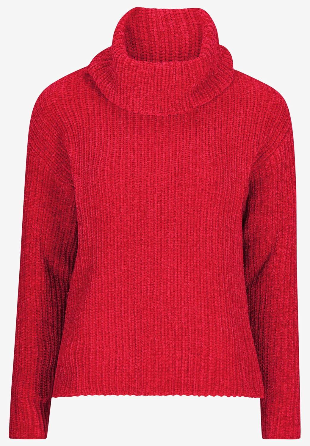 image:imageellos Plus Size Chenille Turtleneck SweaterNavy