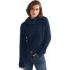 image:imageellos Plus Size Chenille Turtleneck SweaterNavy