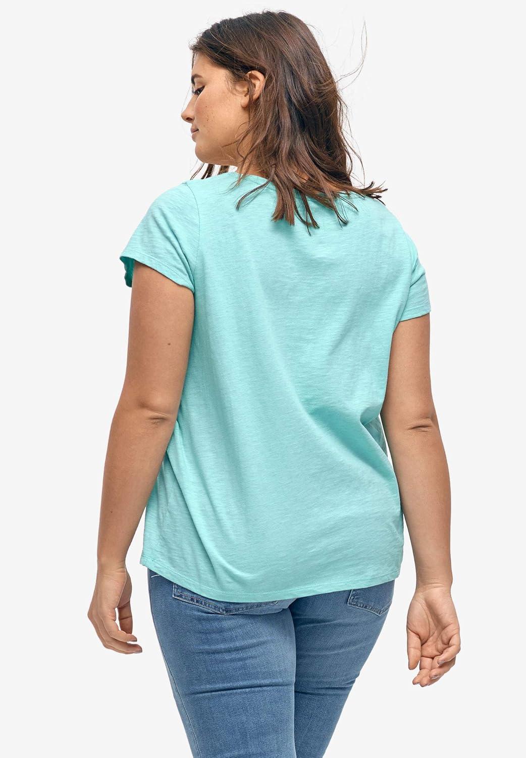 image:imageellos Plus Size Graphic Scoop Neck TeeWhite Heart