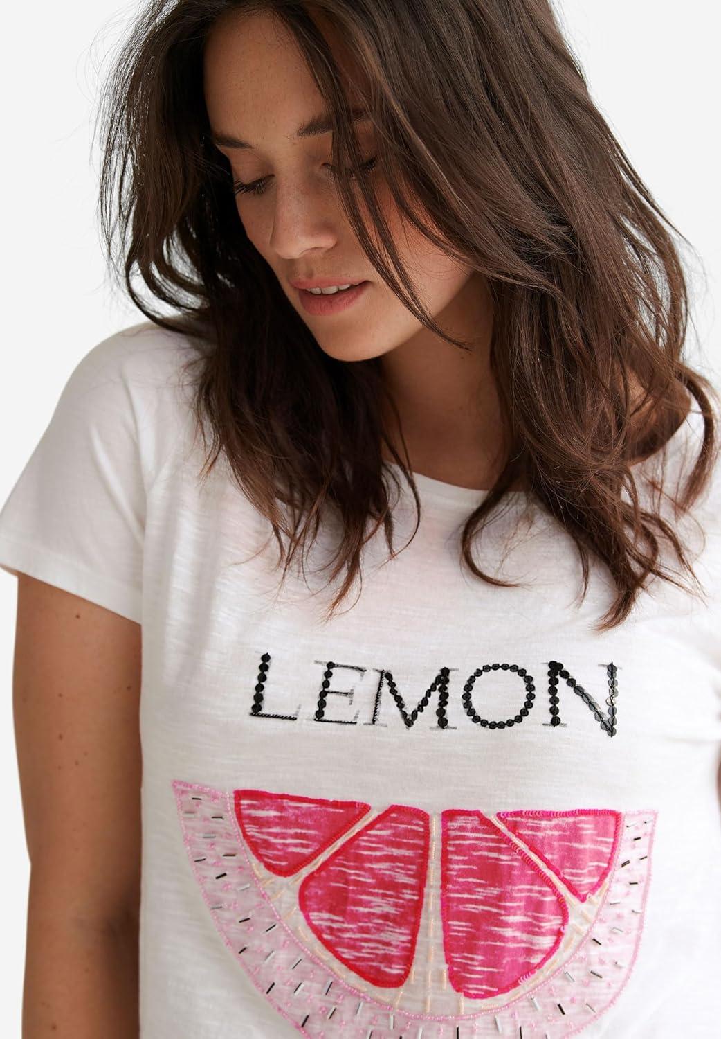 image:imageellos Plus Size Graphic Scoop Neck TeeWhite Heart